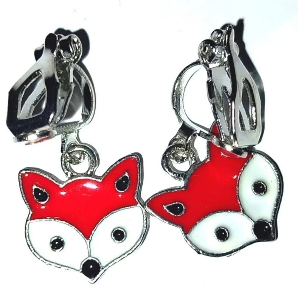 Super cute kid's fashion clip-on earrings